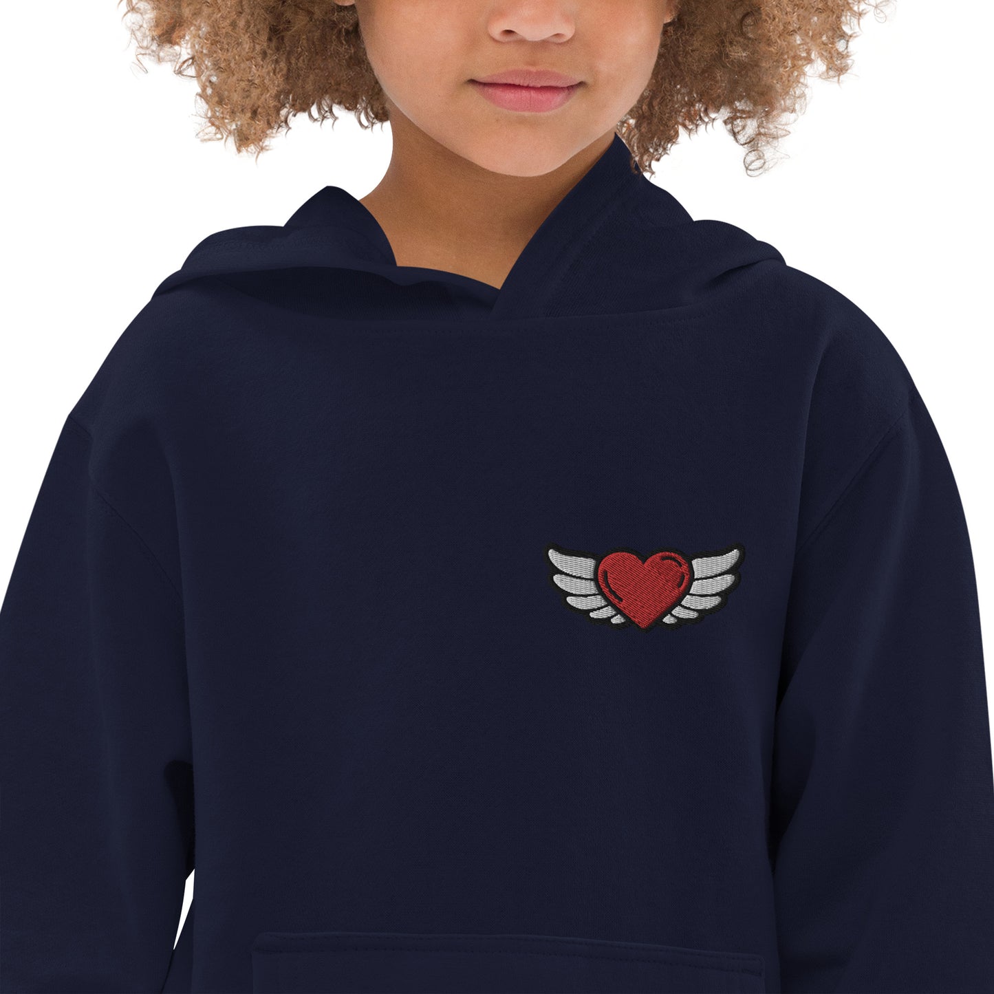 Kids fleece hoodie Embroidery