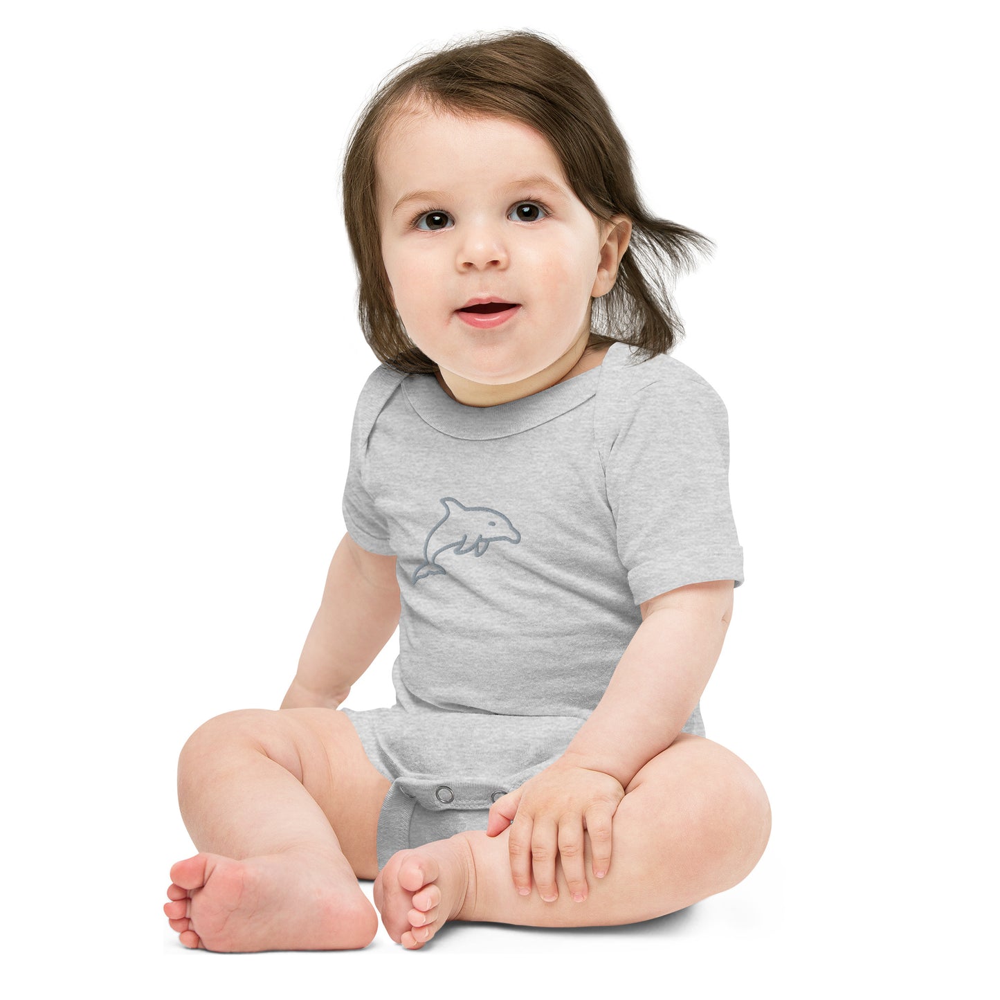 Baby short sleeve one piece (Embroidery)