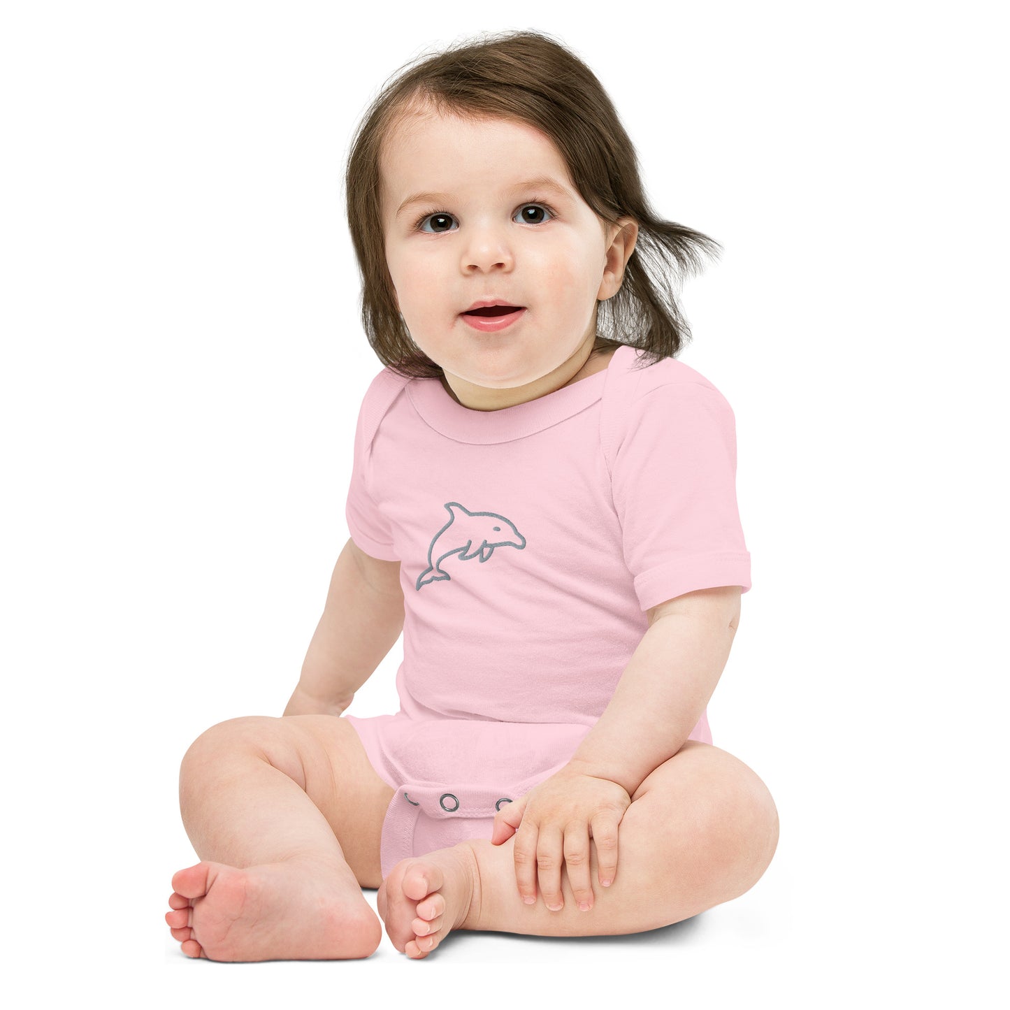 Baby short sleeve one piece (Embroidery)