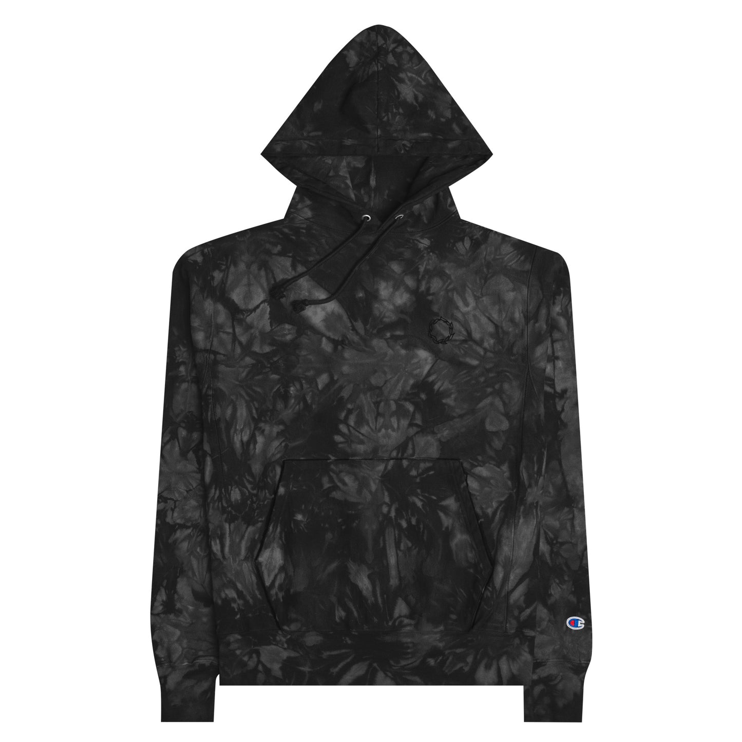 Unisex Champion tie-dye hoodie(Embroidery)