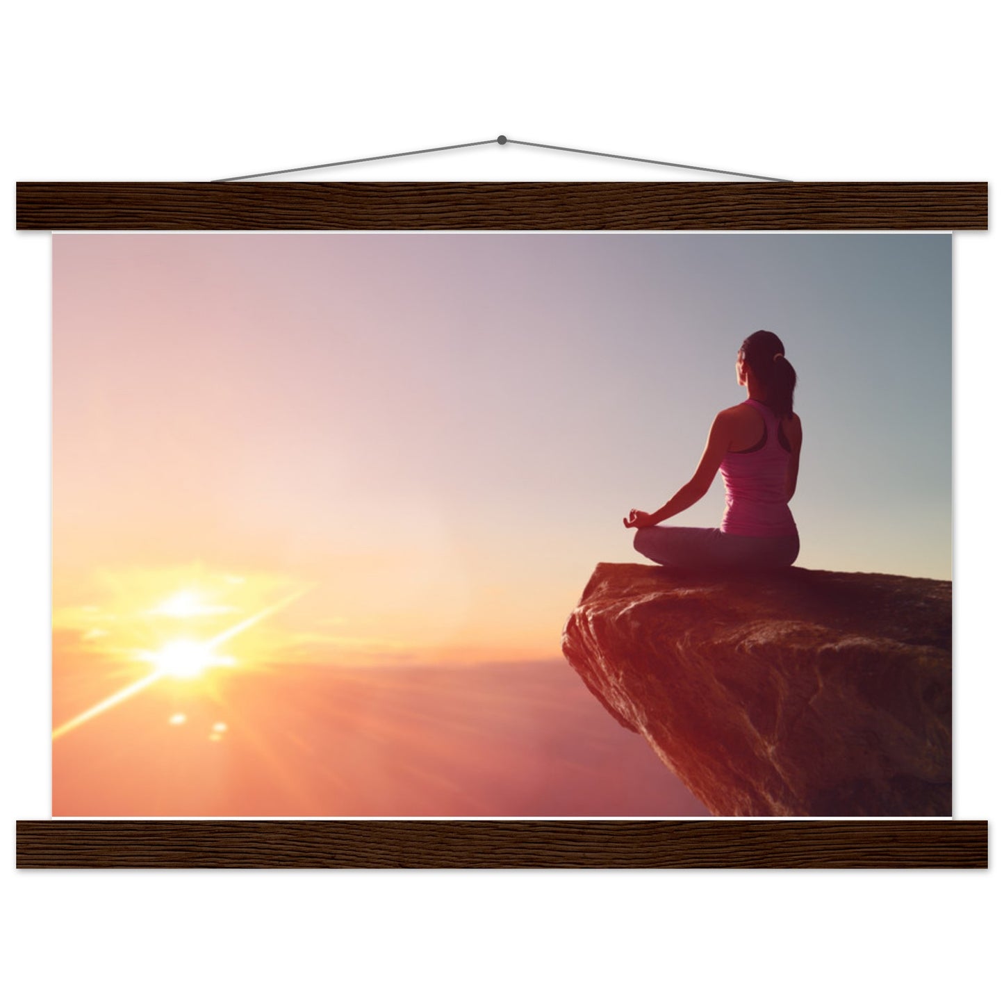 Premium Semi-Glossy Paper Poster with Hanger