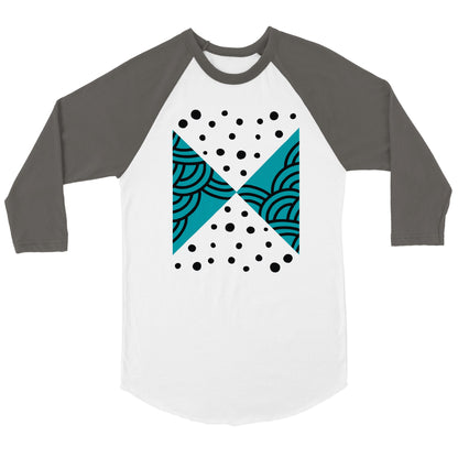 Unisex 3/4 sleeve Raglan T-shirt