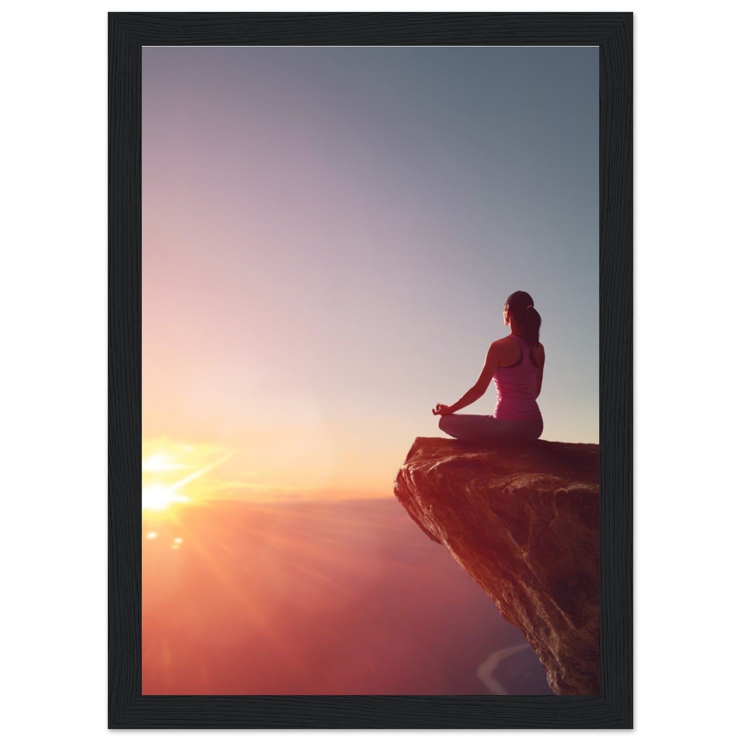 Premium Matte Paper Wooden Framed Poster