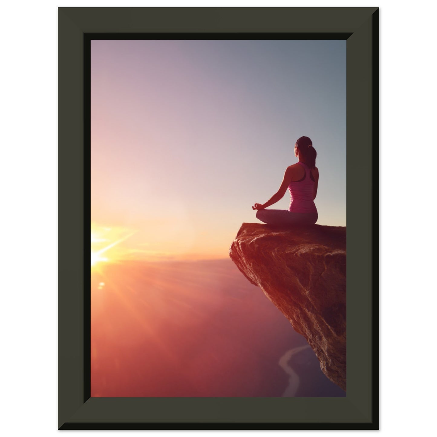 Premium Semi-Glossy Paper Metal Framed Poster