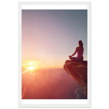 Premium Semi-Glossy Paper Wooden Framed Poster