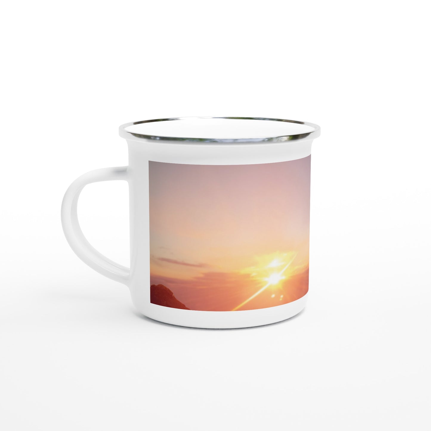 White 12oz Enamel Mug