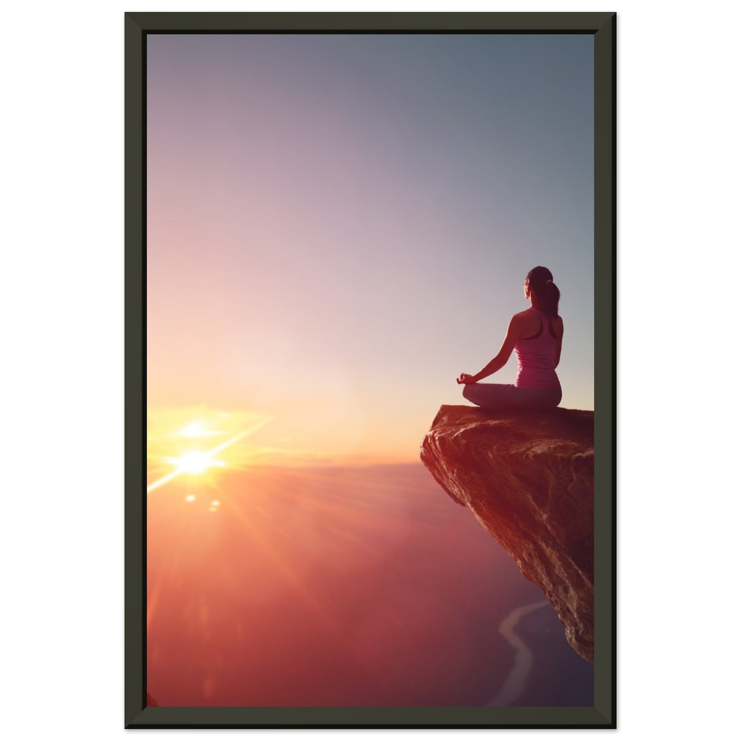 Classic Semi-Glossy Paper Metal Framed Poster