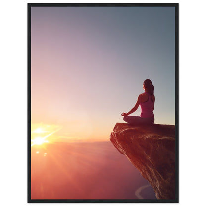 Premium Matte Paper Wooden Framed Poster