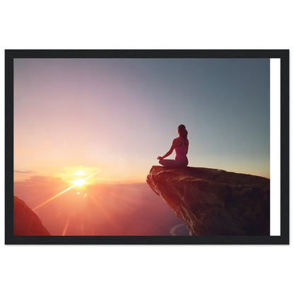 Premium Matte Paper Wooden Framed Poster