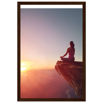 Premium Matte Paper Wooden Framed Poster