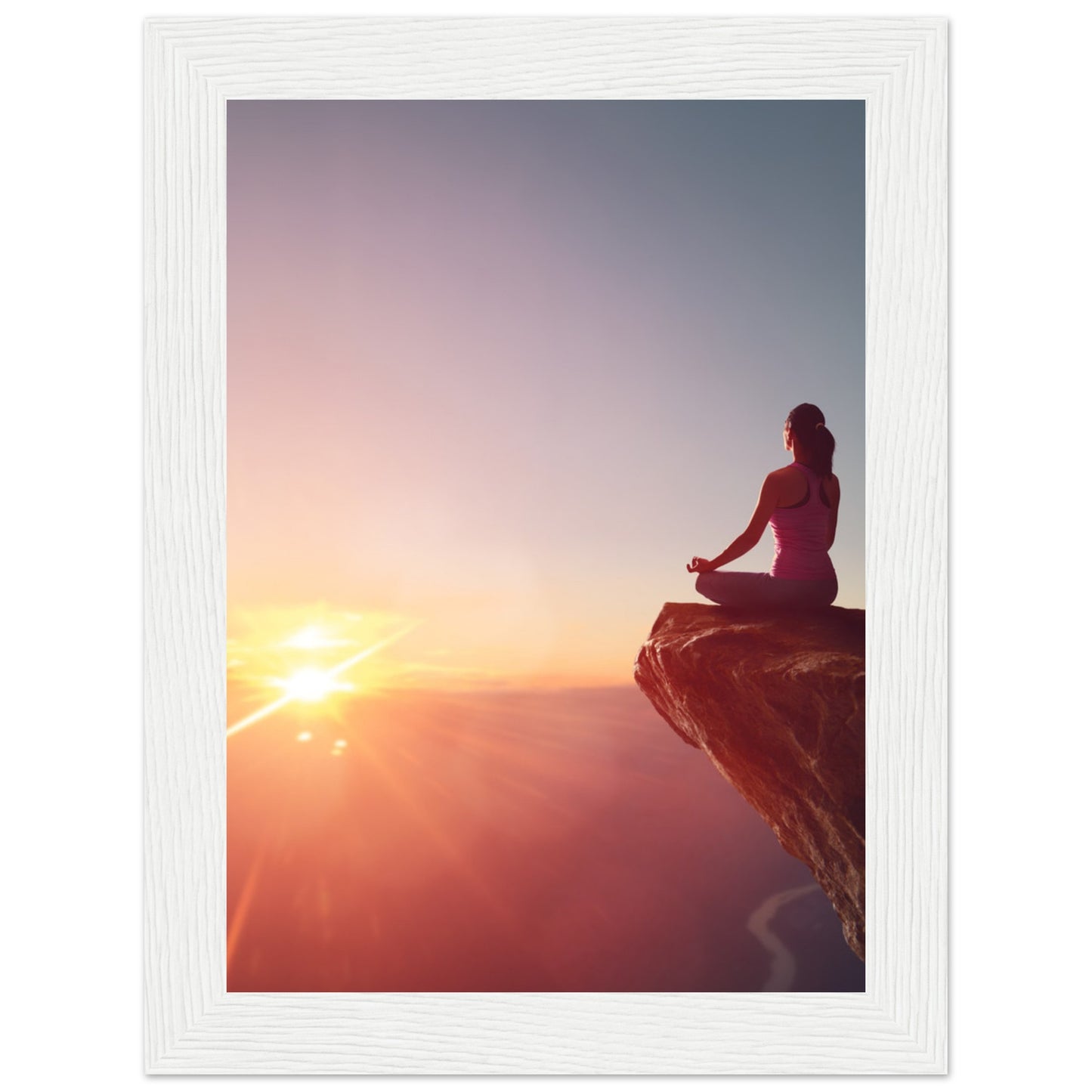 Premium Semi-Glossy Paper Wooden Framed Poster