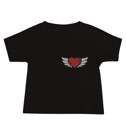 Baby Jersey Short Sleeve Tee - Embroidery Front Left