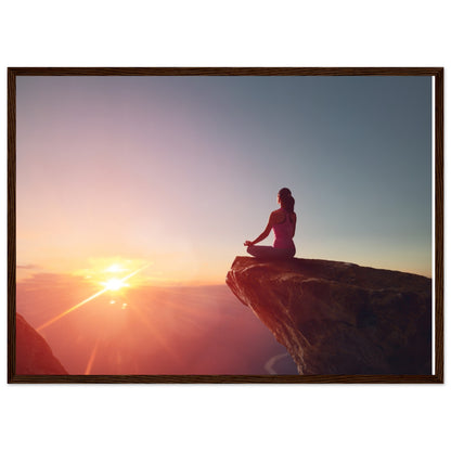 Premium Matte Paper Wooden Framed Poster