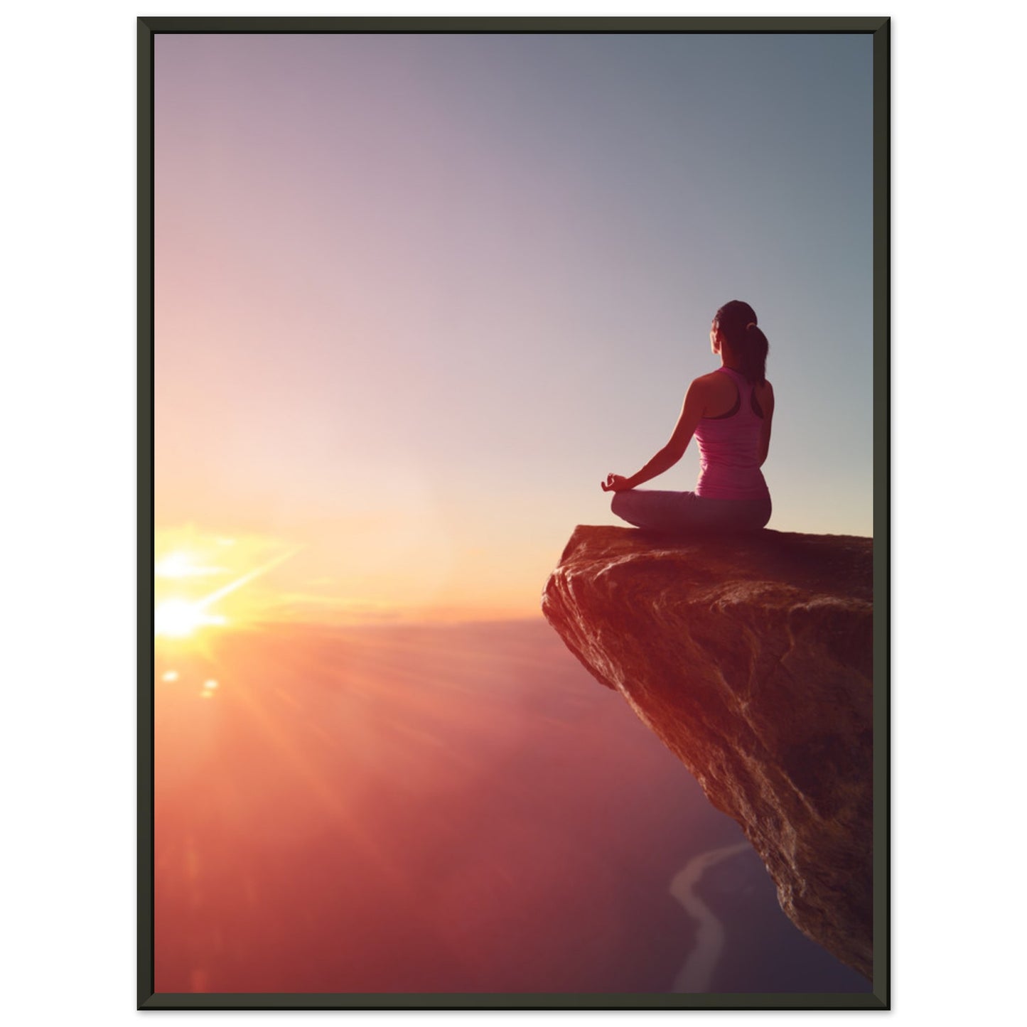 Premium Semi-Glossy Paper Metal Framed Poster