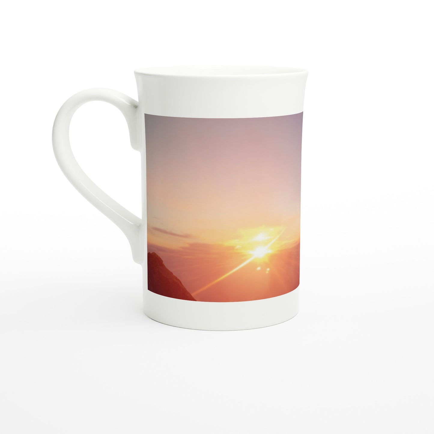 White 10oz Porcelain Slim Mug