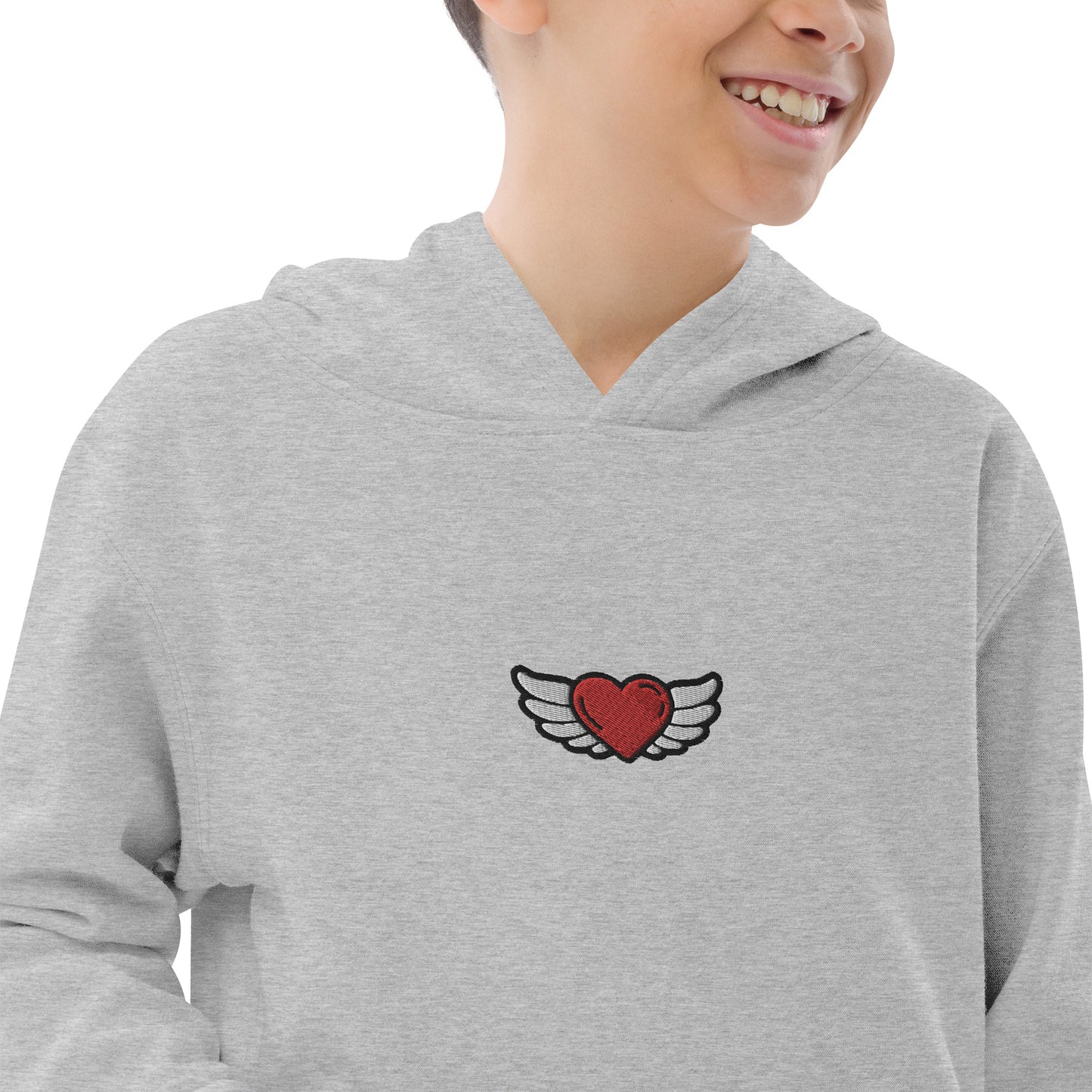 Kids fleece hoodie Embroidery