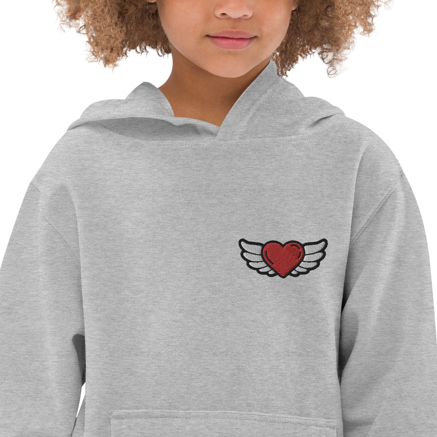 Kids fleece hoodie Embroidery