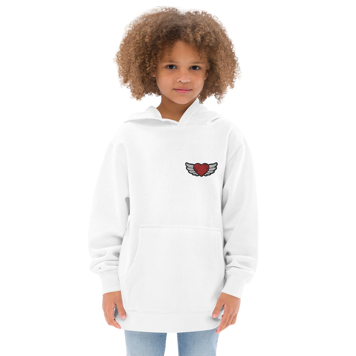 Kids fleece hoodie Embroidery