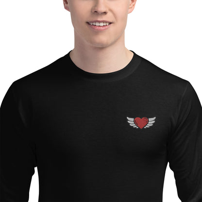 Men's Champion Long Sleeve Shirt Embroidery