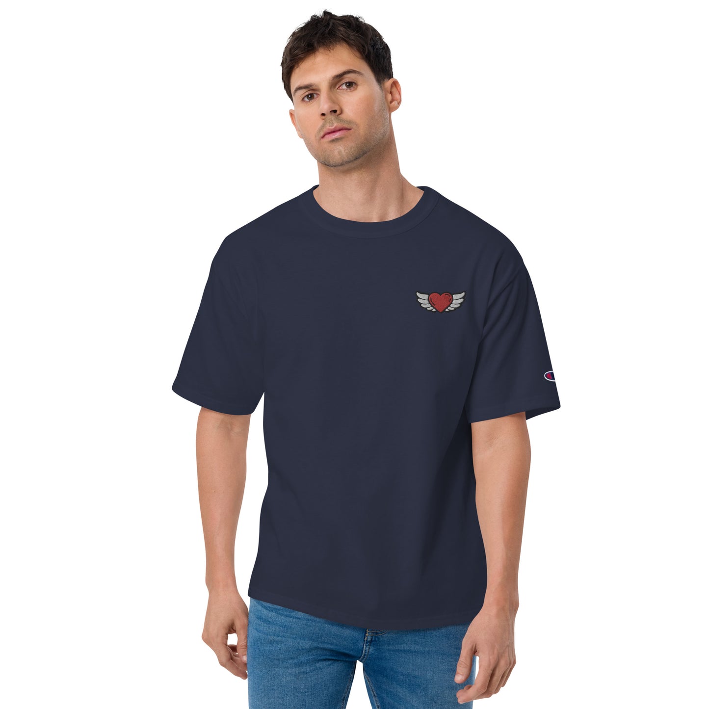 Men's Champion T-Shirt Embroidery