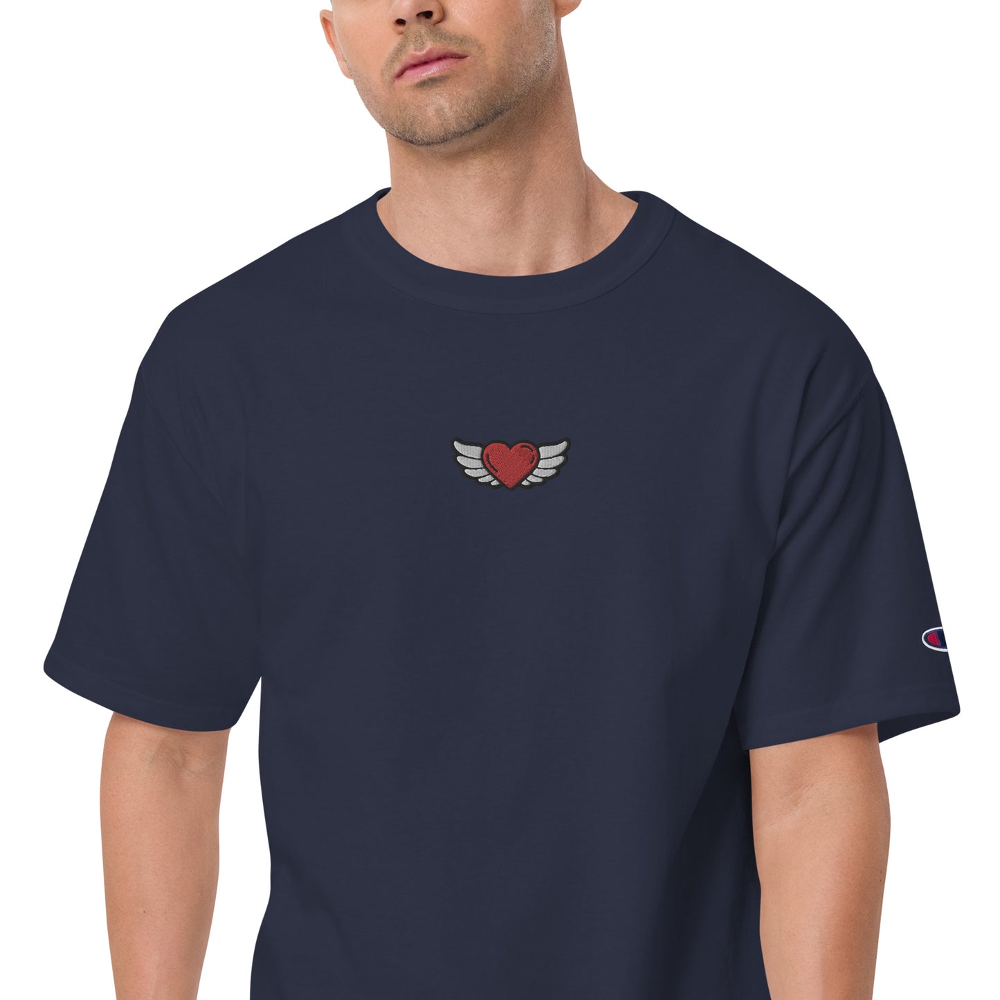 Men's Champion T-Shirt Embroidery