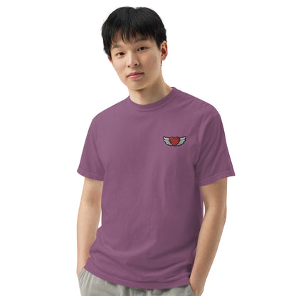 Men’s garment-dyed heavyweight t-shirt Embroidery