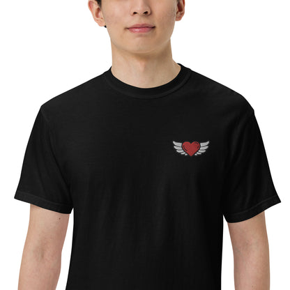 Men’s garment-dyed heavyweight t-shirt Embroidery