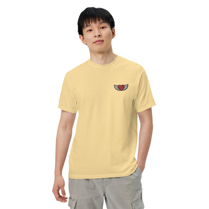 Men’s garment-dyed heavyweight t-shirt Embroidery