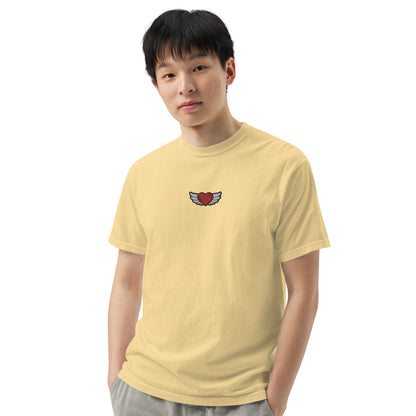 Men’s garment-dyed heavyweight t-shirt Embroidery