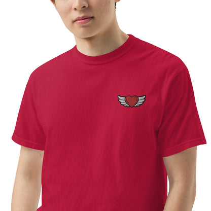 Men’s garment-dyed heavyweight t-shirt Embroidery