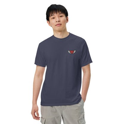 Men’s garment-dyed heavyweight t-shirt Embroidery