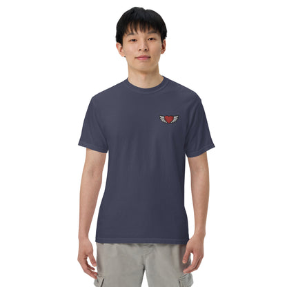 Men’s garment-dyed heavyweight t-shirt Embroidery