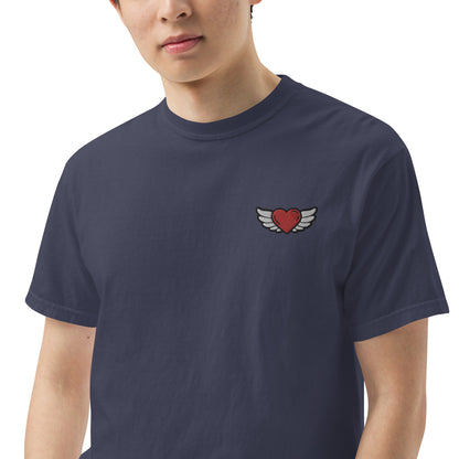 Men’s garment-dyed heavyweight t-shirt Embroidery