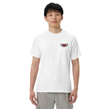 Men’s garment-dyed heavyweight t-shirt Embroidery