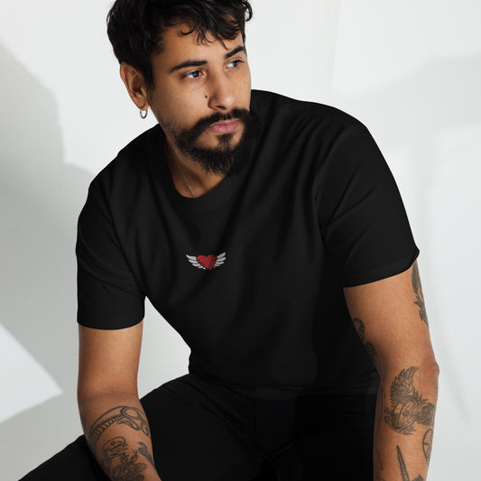 Men’s premium heavyweight tee Embroidery