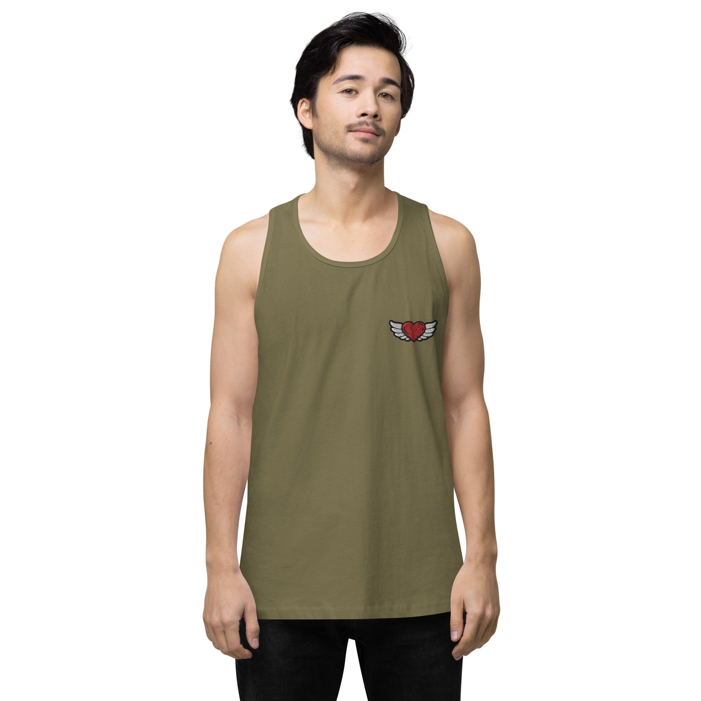 Men’s premium tank top Embroidery