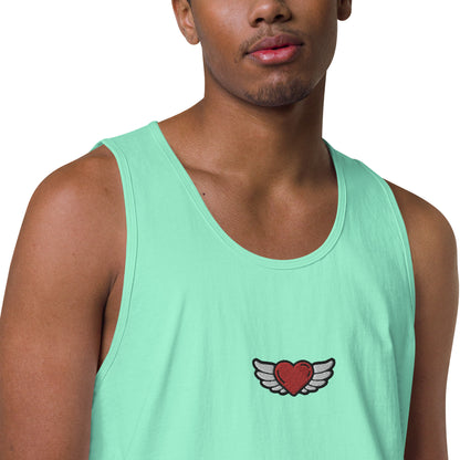 Men’s premium tank top Embroidery