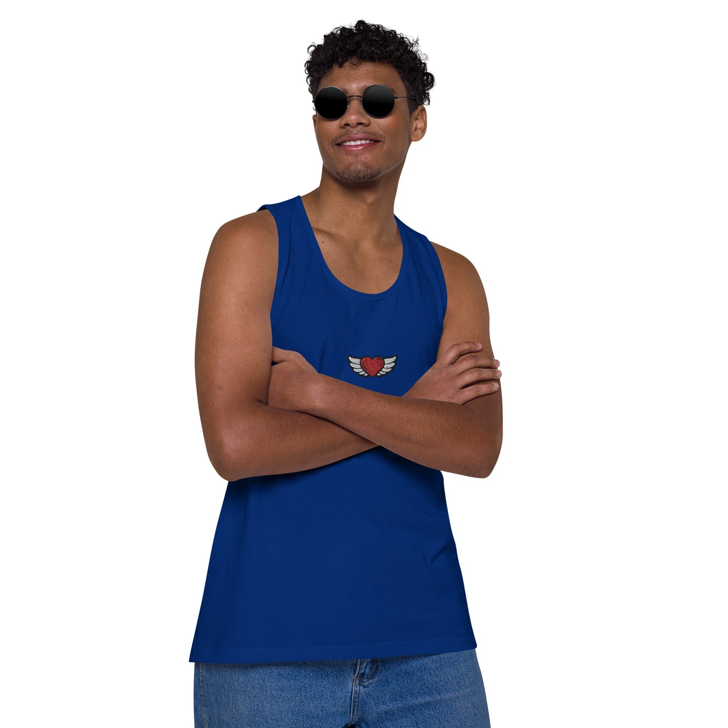 Men’s premium tank top Embroidery