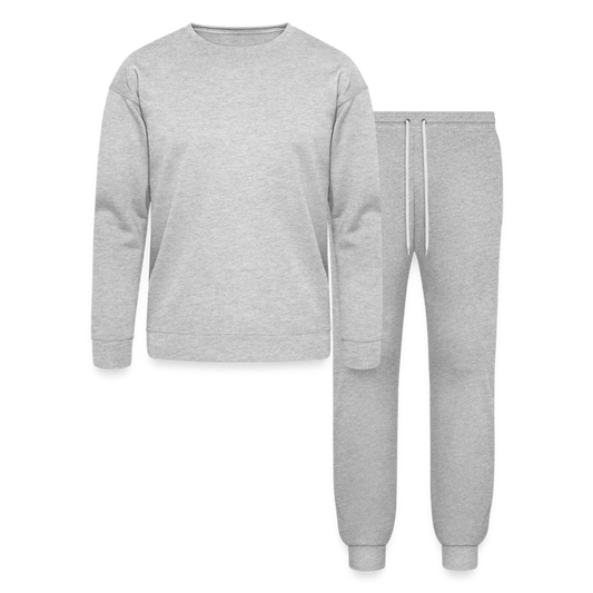 Bella + Canvas Unisex Lounge Wear Set - heather gray