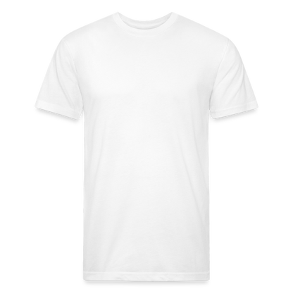 Fitted Cotton/Poly T-Shirt by Next Level - white