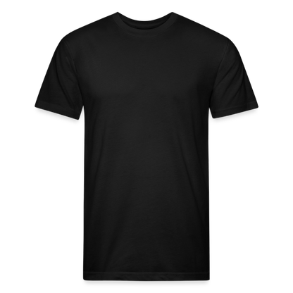 Fitted Cotton/Poly T-Shirt by Next Level - black