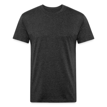 Fitted Cotton/Poly T-Shirt by Next Level - heather black