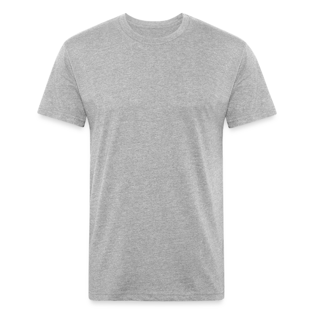 Fitted Cotton/Poly T-Shirt by Next Level - heather gray