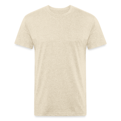 Fitted Cotton/Poly T-Shirt by Next Level - heather cream