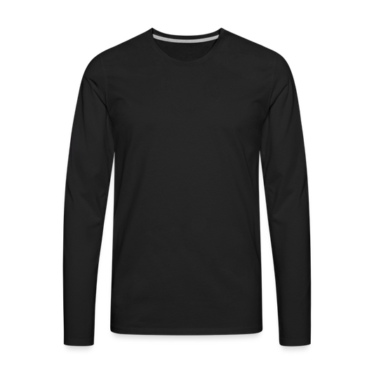 Men's Premium Long Sleeve T-Shirt - black