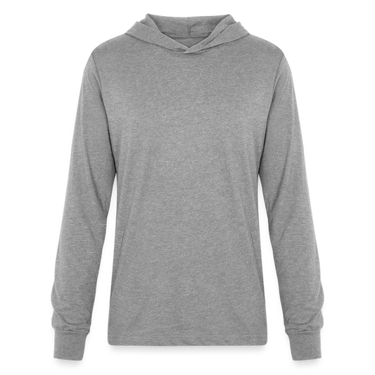 Unisex Long Sleeve Hoodie Shirt - heather grey