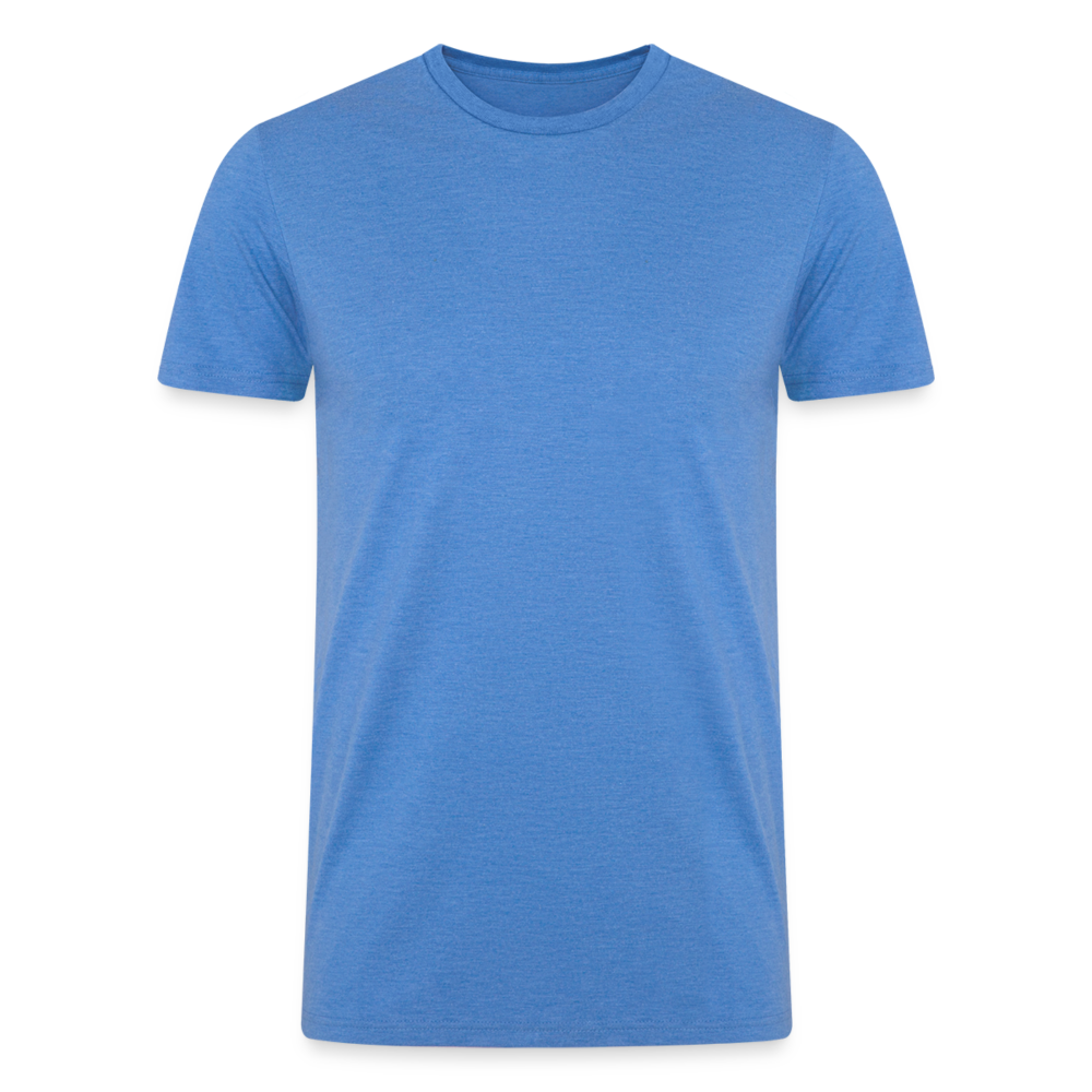 Men’s Tri-Blend Organic T-Shirt -  heather blue