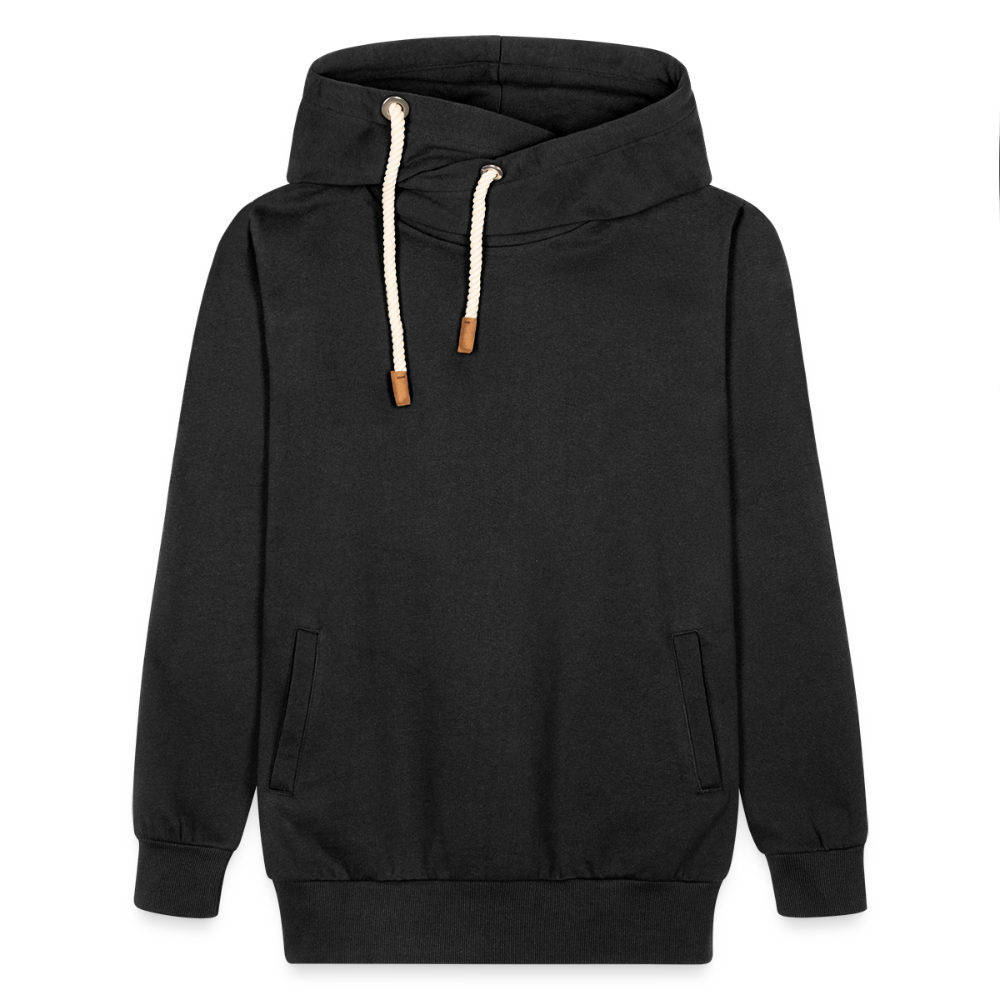 Shawl Collar Hoodie - black