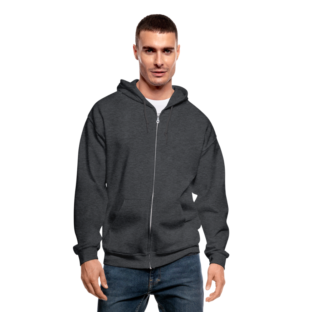 Gildan Heavy Blend Adult Zip Hoodie - deep heather