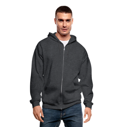 Gildan Heavy Blend Adult Zip Hoodie - deep heather